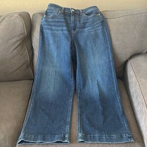 Paige Anessa High Rise Wide Leg Denim